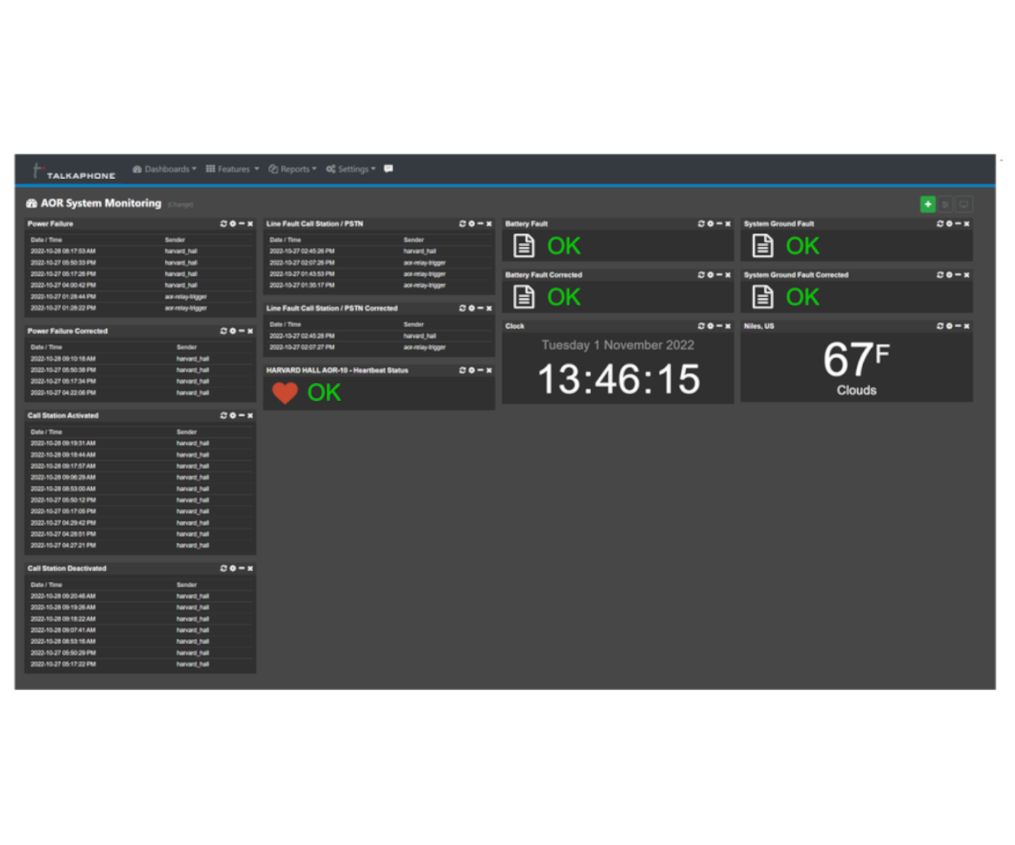 ECSM-1 Dashboard